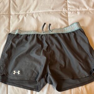 Under Armour Women's Dark Gray Athletic Shorts